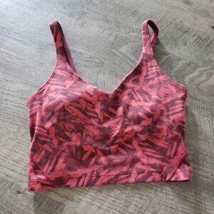 Lululemon athletica Red Align Tank Top.